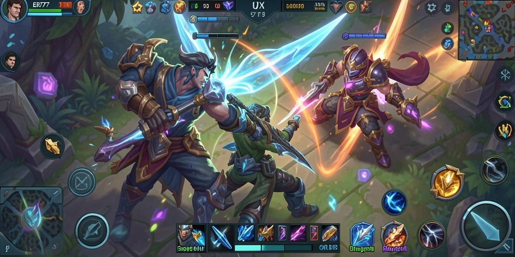 Screenshot gameplay ER777 yang menampilkan aksi seru dan strategi tim.