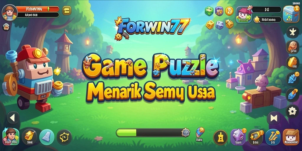 Tampilan gameplay seru dan menantang dari FORWIN77.