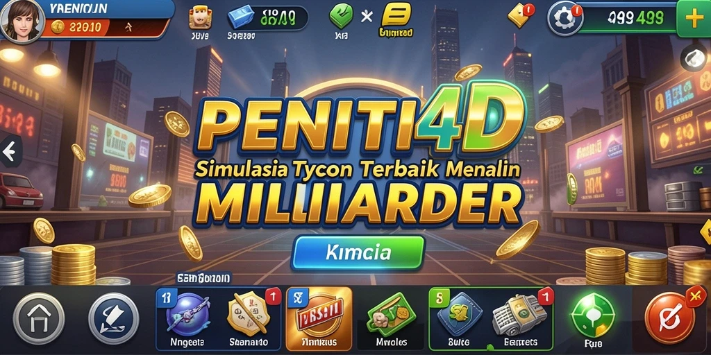 Tampilan gameplay Tycoon yang memukau dan mengasyikkan.